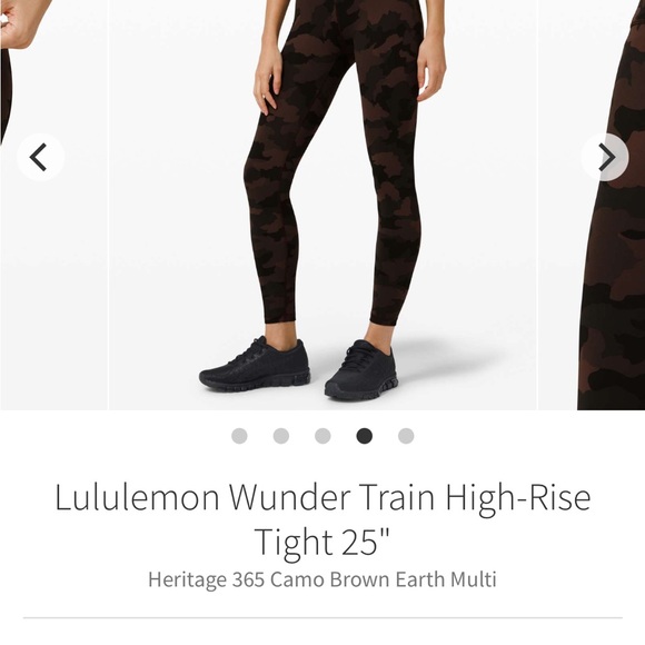 Lululemon Wunder Train High-Rise Tights 25” - Picture 4 of 7